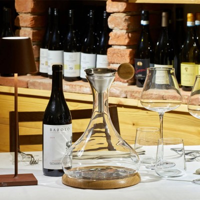 Декантер с набором аксессуаров Legnoart Decanter Set complete “Langhe”