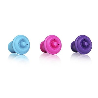 Пробки для вакуумного насоса цветные Vacu Vin Colors 3 шт.