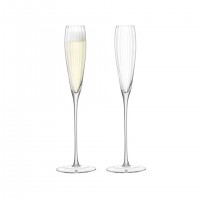 Набор из 2 бокалов-флейт для шампанского Lsa International Aurelia 165 мл Набор из 2 бокалов-флейт для шампанского Lsa International Aurelia 165 мл