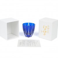 Рюмка TAJIMA GLASS Мерцание звезды 75мл, лазурная