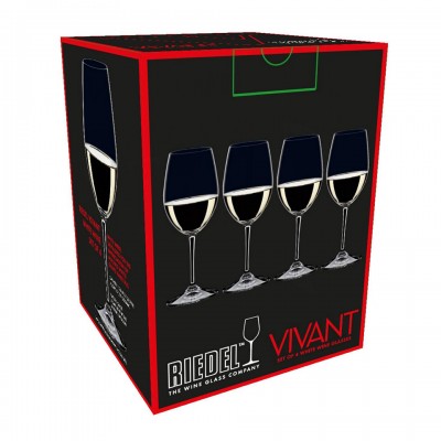 Набор из 4-х бокалов для белого вина RIEDEL Vivant White Wine 340 мл