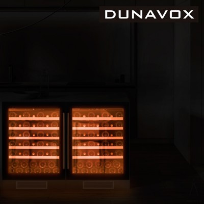 Винный шкаф компрессорный Dunavox DAUF-46.138SS