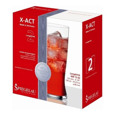 Бокалы для воды и коктейлей Spiegelau X-Act Tumbler 2 шт.