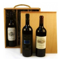 Пенал Addwood из древесины дуба для трех бутылок 