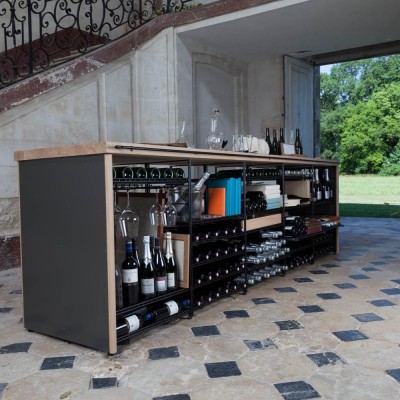 Большая барная стойка Architecture Intérieure du Vin Large Counter Bar 305 см