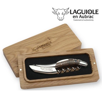 Штопор Laguiole En Aubrac Sommelier Platane, коричневый
