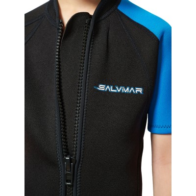 Детский гидрокостюм Salvimar Aquatic, 2 мм, синий, L, на 12-14 лет
