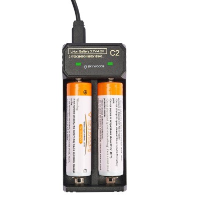 Зарядное устройство SKYWOODS для двух аккумуляторов 10400 - 26700 Зарядное устройство SKYWOODS для двух аккумуляторов 10400 - 26700