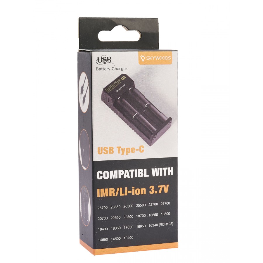 Зарядное устройство SKYWOODS для двух аккумуляторов 10400 - 26700 Зарядное устройство SKYWOODS для двух аккумуляторов 10400 - 26700