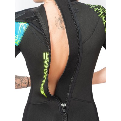 Короткий женский гидрокостюм Salvimar GARDA Splashy Shorty lady, 3мм, L
