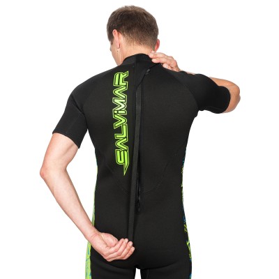Короткий мужской гидрокостюм Salvimar GARDA Splashy Short Men, 3мм, L