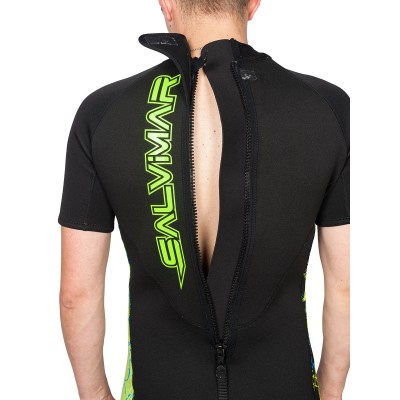 Короткий мужской гидрокостюм Salvimar GARDA Splashy Short Men, 3мм, L