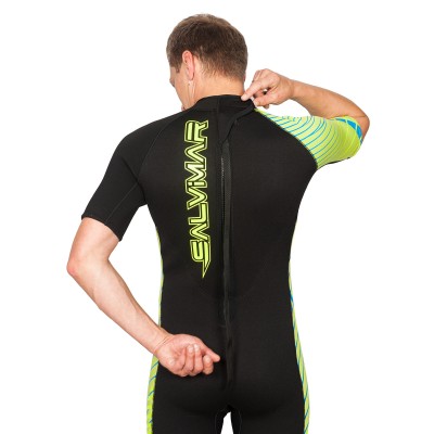 Короткий мужской гидрокостюм Salvimar RIVIERA Shorty Men, 3мм, L