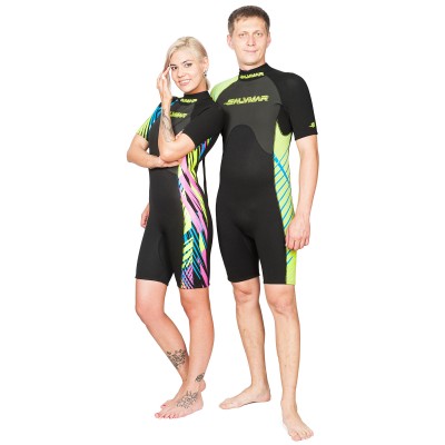 Короткий мужской гидрокостюм Salvimar RIVIERA Shorty Men, 3мм, L