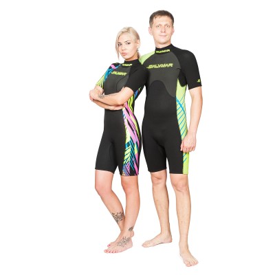 Короткий мужской гидрокостюм Salvimar RIVIERA Shorty Men, 3мм, L