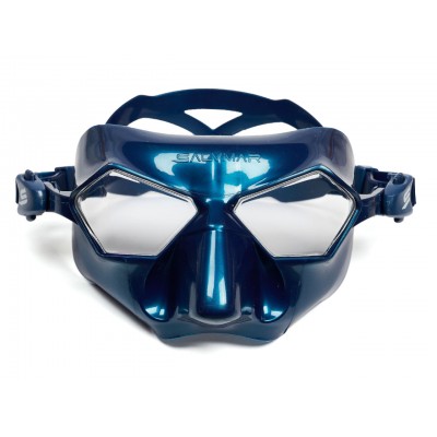 Маска Salvimar INCREDIBILE, голубой силикон/прозрачные линзы