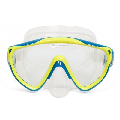 Маска детская Salvimar RAY (5-8 лет) Желтый/голубой