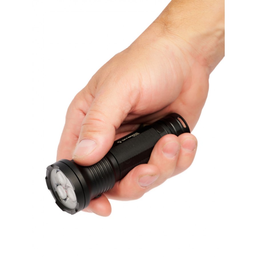 Ручной фонарь SKYWOODS MYSTIC, 3000 люмен, USB-Type C, холодный свет, IP67