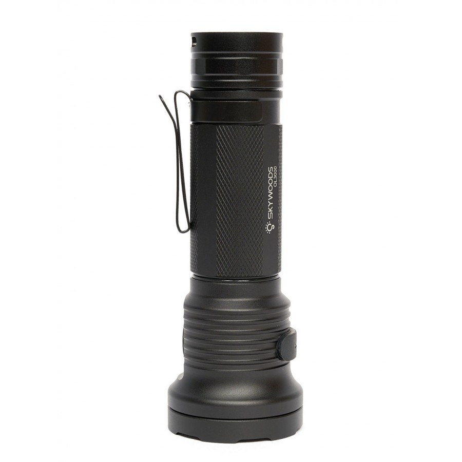 Ручной фонарь SKYWOODS MYSTIC, 3000 люмен, USB-Type C, холодный свет, IP67