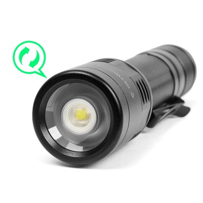 Ручной фонарь SKYWOODS WILD, 1800 люмен, USB-Type C, холодный свет, IP67