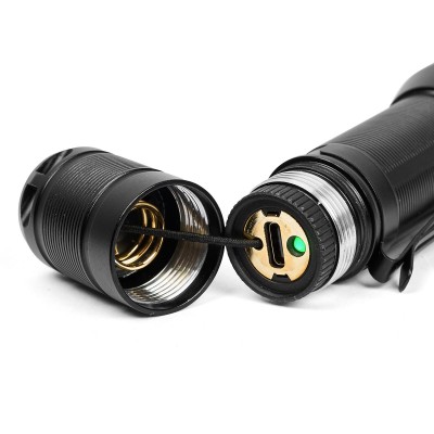 Ручной фонарь SKYWOODS WILD, 1800 люмен, USB-Type C, холодный свет, IP67