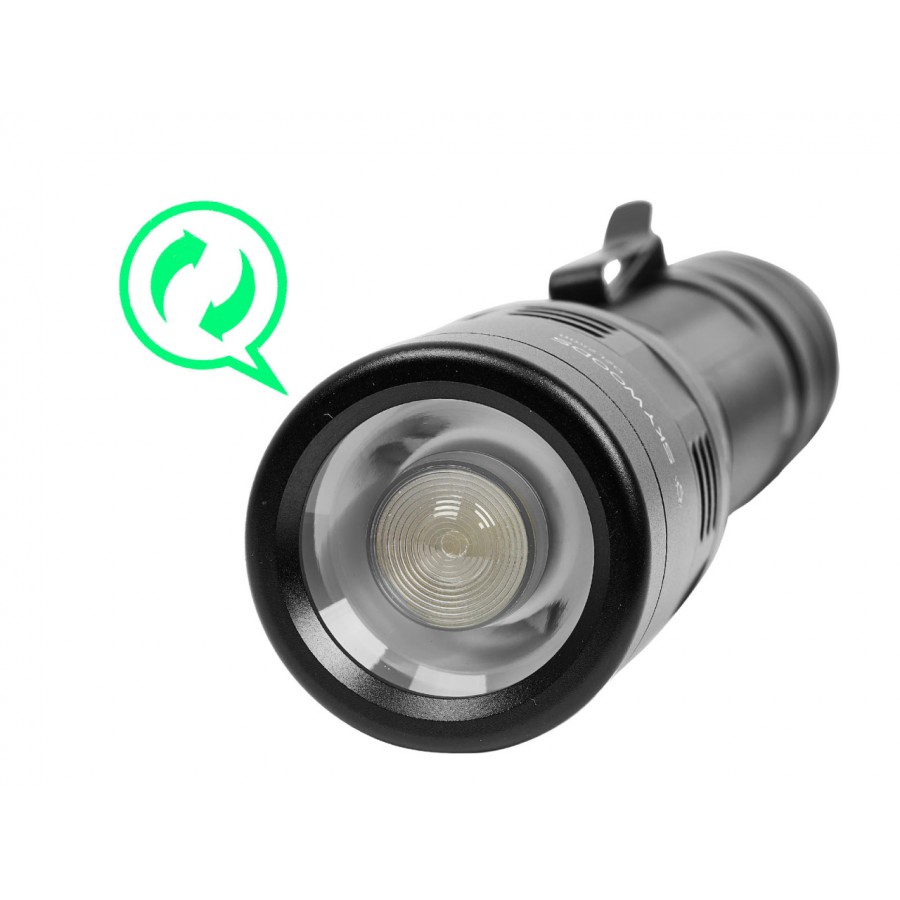 Ручной фонарь SKYWOODS WILD, 2500 люмен, USB-Type C, холодный свет, IP67