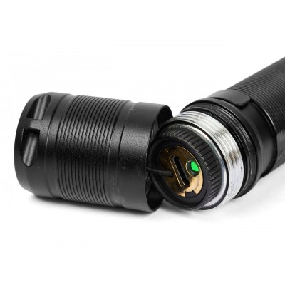 Ручной фонарь SKYWOODS WILD, 2500 люмен, USB-Type C, холодный свет, IP67