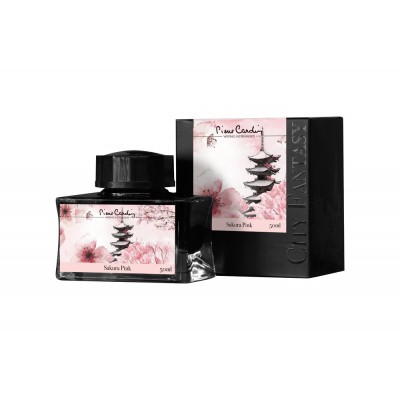Флакон чернил Pierre Cardin 50мл, серия CITY FANTASY цвет Sakura Pink (Розовая Сакура) Флакон чернил Pierre Cardin 50мл, серия CITY FANTASY цвет Sakura Pink (Розовая Сакура)