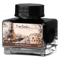 Флакон чернил Pierre Cardin 15мл, серия CITY FANTASY цвет Eiffel Murky Brown (Коричневый Эйфель)