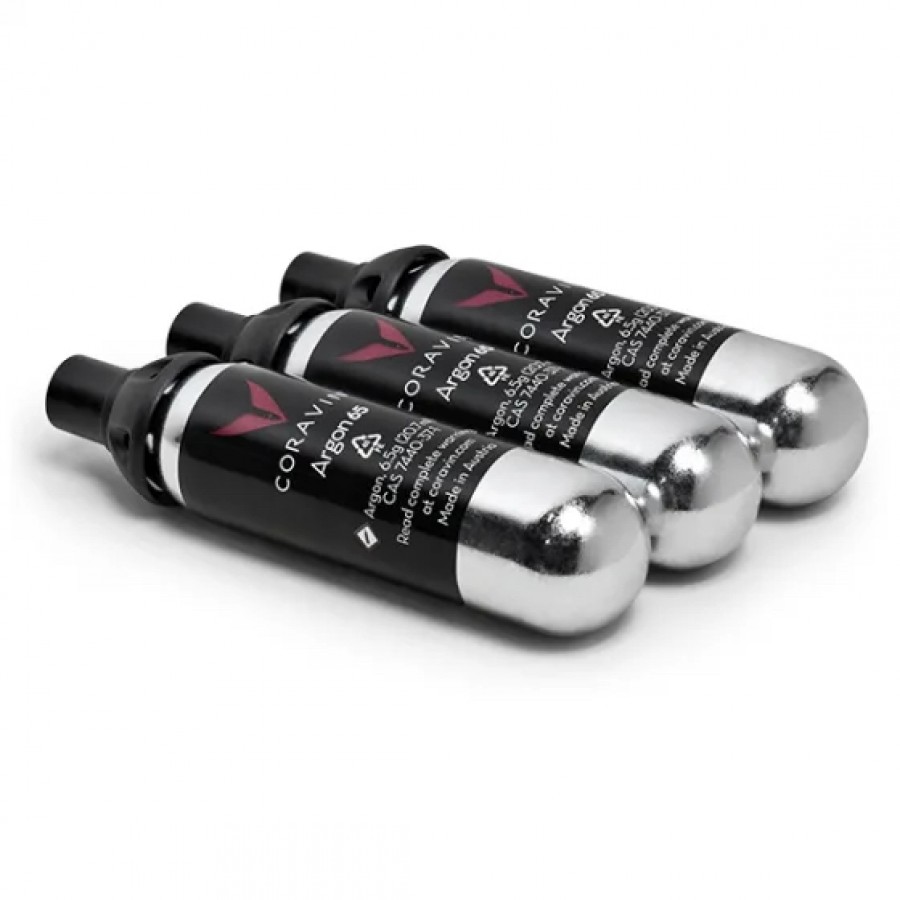 Упаковка из 3-х капсул с газом Аргон для Coravin