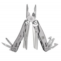 Мультитул Stinger, 106 мм, 15 функций, сталь, серебристый, в комплекте нейлоновый чехол Мультитул Stinger, 106 мм, 15 функций, сталь, серебристый, в комплекте нейлоновый чехол