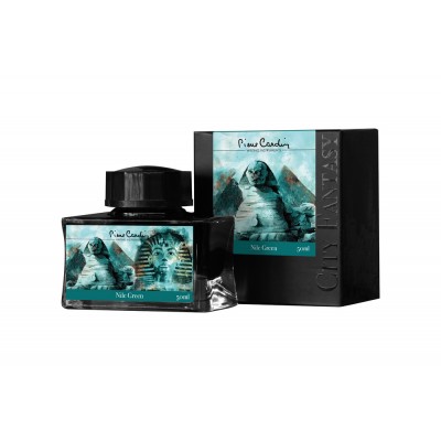 Флакон чернил Pierre Cardin 50мл, серия CITY FANTASY цвет Nile Green (Зеленый Нил) Флакон чернил Pierre Cardin 50мл, серия CITY FANTASY цвет Nile Green (Зеленый Нил)
