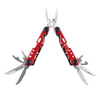 Мультитул Stinger, 105x40 мм, 13 функций, сталь, красно-серебристый, в комплекте нейлоновый чехол Мультитул Stinger, 105x40 мм, 13 функций, сталь, красно-серебристый, в комплекте нейлоновый чехол