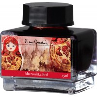 Флакон чернил Pierre Cardin 15мл, серия CITY FANTASY цвет Matryoshka Red (Красная Матрешка)