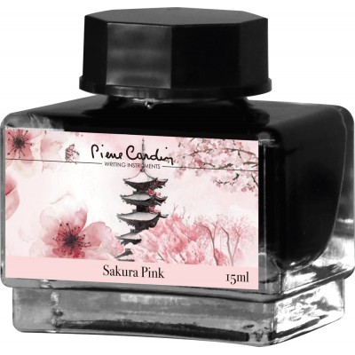 Флакон чернил Pierre Cardin 15мл, серия CITY FANTASY цвет Sakura Pink (Розовая Сакура) Флакон чернил Pierre Cardin 15мл, серия CITY FANTASY цвет Sakura Pink (Розовая Сакура)