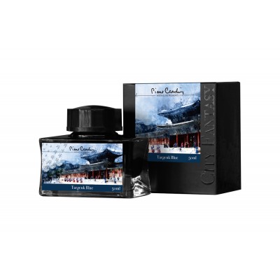 Флакон чернил Pierre Cardin 50мл, серия CITY FANTASY цвет Taegeuk Blue (Синий Баланс) Флакон чернил Pierre Cardin 50мл, серия CITY FANTASY цвет Taegeuk Blue (Синий Баланс)