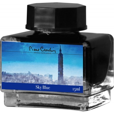 Флакон чернил Pierre Cardin 15мл, серия CITY FANTASY цвет Sky Blue (Синий Небесный) Флакон чернил Pierre Cardin 15мл, серия CITY FANTASY цвет Sky Blue (Синий Небесный)
