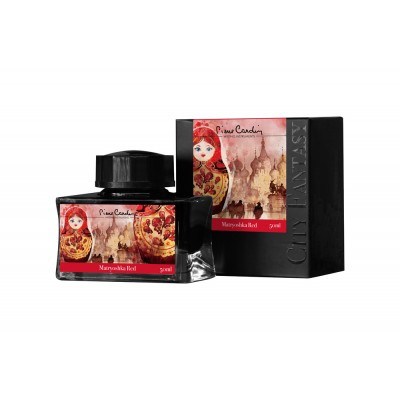 Флакон чернил Pierre Cardin 50мл, серия CITY FANTASY цвет Matryoshka Red (Красная Матрешка) Флакон чернил Pierre Cardin 50мл, серия CITY FANTASY цвет Matryoshka Red (Красная Матрешка)