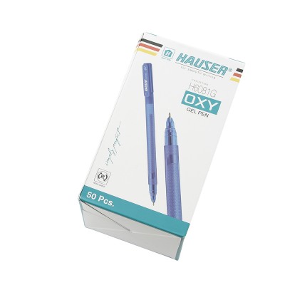 Гелевая ручка Hauser Oxy Gel, пластик, цвет черный