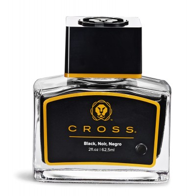 Флакон с чернилами Cross для перьевой ручки, черный, 62,5 мл Флакон с чернилами Cross для перьевой ручки, черный, 62,5 мл
