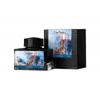 Флакон чернил Pierre Cardin 50мл, серия CITY FANTASY цвет Gaudi Blue (Синий Гауди)