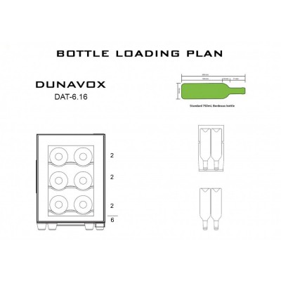Винный шкаф Dunavox DAT-6.16C