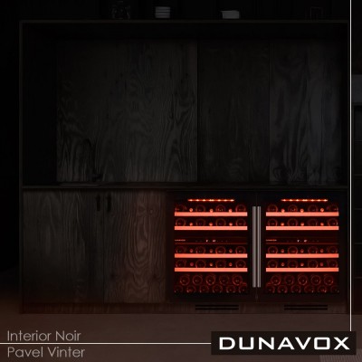 Винный шкаф Dunavox DAU-39.121DW