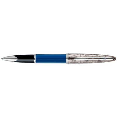 Роллерная ручка Waterman Blue Obsession, цвет - бронза/синий лак