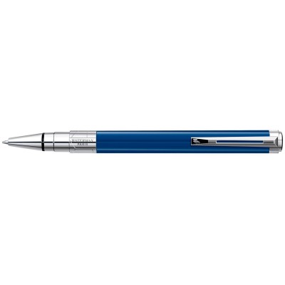 Шариковая ручка Waterman Blue Obsession, цвет - хром/синий лак