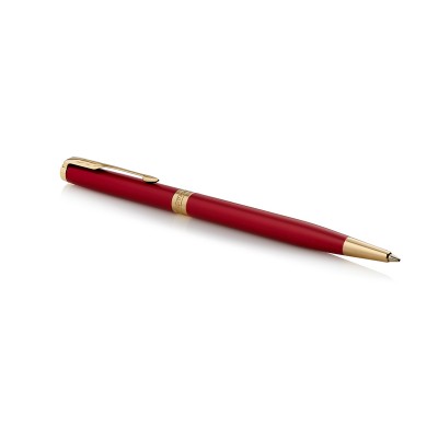 Тонкая шариковая ручка Parker ESSENTIAL Sonnet Laque Red GT