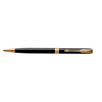 Тонкая шариковая ручка Parker ESSENTIAL Sonnet Laque Black GT