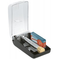 Станок Т-образный для бритья MERKUR 570, глянцевое хромированное покрытие, прямой срез, закрытый гребень, короткая ручка, лезвия в комплекте (10 шт) Станок Т-образный для бритья MERKUR 570, глянцевое хромированное покрытие, прямой срез, закрытый гребень, короткая ручка, лезвия в комплекте (10 шт)