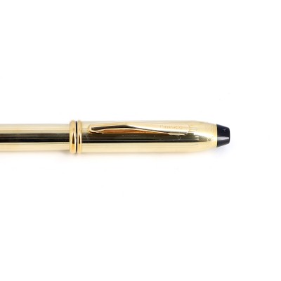 Ручка-роллер Selectip Cross Townsend. Цвет - золотистый.