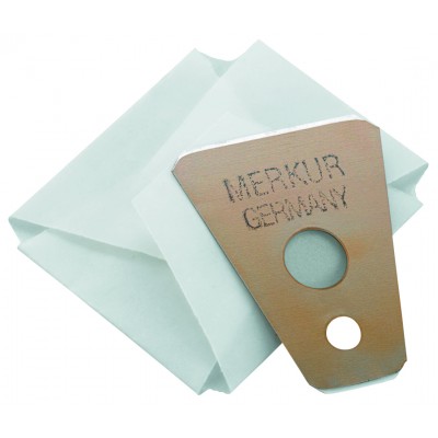 Лезвия для бритья MERKUR для контурного станка 907000, (10 шт) в картонной коробке